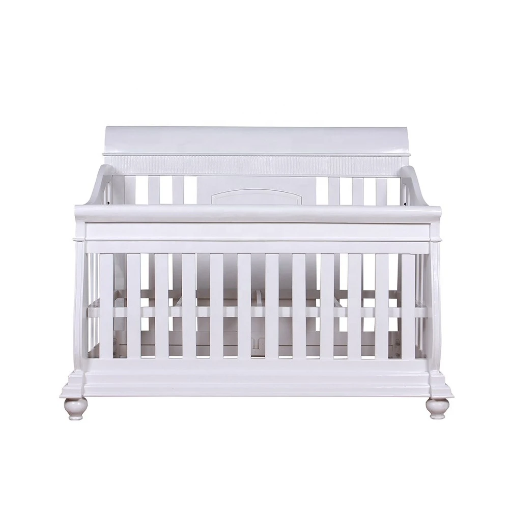 Convertible Baby Cribs Bed Room Furniture - Multi Purpose Baby Crib Solid Wood