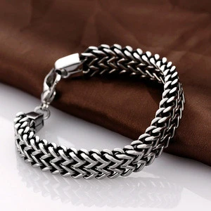 COOLFEL Stainless steel wristband bracelet jewelry mens bracelet and bracelet