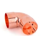 Copper 90 degree bend pipe socket welding elbow u-type elbow cooling pipe fitting