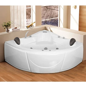 Corner 2 person massage bathtub(C027)