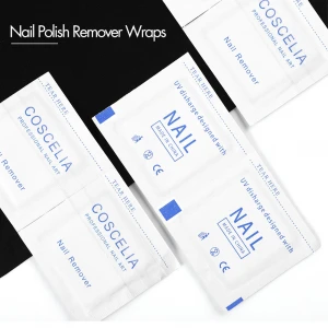 COSCELIA Professional Nail Polish Remover Pads Nail Cleaning Tools Easy to Use