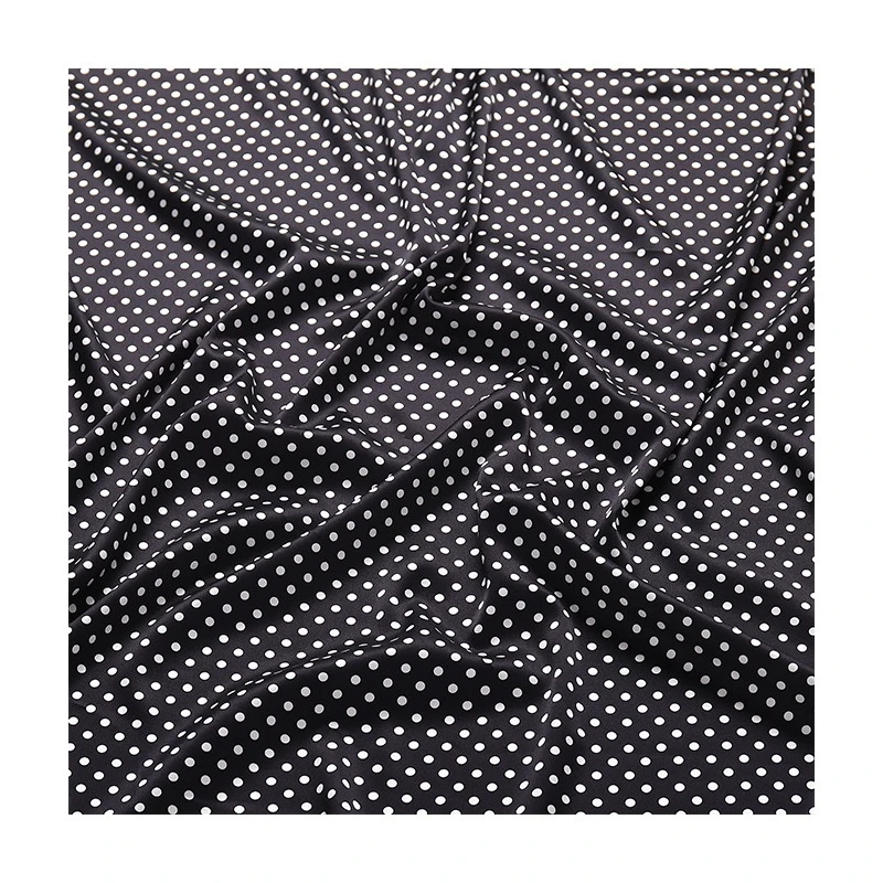 cotton poplin 60x60 140x120 130gsm custom printed cotton fabric polka dot fabric for dress and shirt fabric