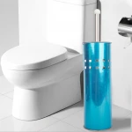 Creative toilet cleaning wall-mounted household cleaning products stainless steel toilet brush set