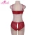 Import Crotchless booty short red open cup bra set sexy underwear from China