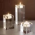 Import Crystal Cut Glass Candle Holder /Thick Candle Centerpieces, Glass Flat Candle Holder from China
