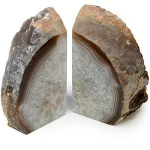 Crystal Quartz Clear Bookend