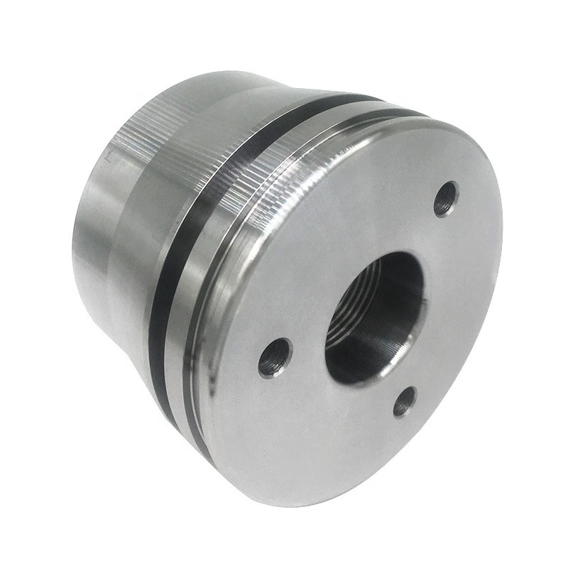 Custom Auto or Construction Machinery Spare Parts Steel Lathe CNC Machining Cylinder Gland Cylinder Head
