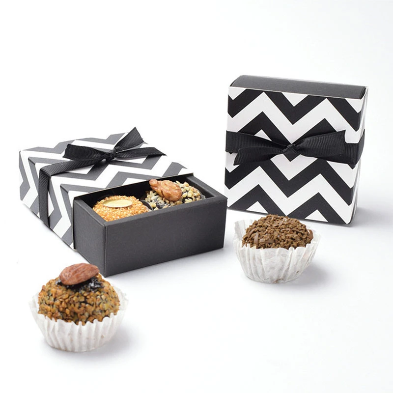 Custom Design Chocolate Truffle Packaging Square Box Gift Boxes