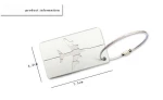 Custom fashion gifts hot selling consignment registration metal aircraft tag anti loss luggage tag