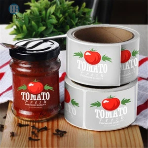 Custom food packaging stickers Labels Of Various Shapes,Full Color Labels,adhesive packaging sticker