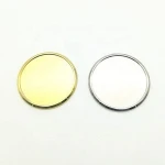 Custom Gold Silver Metal Blank Sublimation Coin with Printed Sticker
