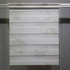Custom high quality pleated roller shutters zebra blinds shades for living room