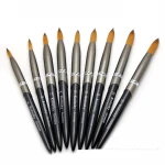 Custom Logo Professional Nail Acrylic Kolinsky  Nail Art Painting Brush Set