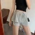 Import Custom logo sweatpant shorts women french terry cotton shorts elastic waist from China