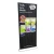 Import Custom Logo Teardrop Wide Base Scrolling Roll Up Banner Stand Display from China