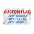 Import Custom noise maker product national day celebrate flags with horns from China