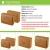 Import custom OEM logo printed natural brown food package egg tart packing kraft paper box for snack from China