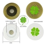 Custom poker chip golf ball marker bulk