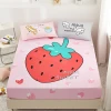 Custom Printed Breathable Waterproof Bed Bug Proof Terry Cloth Baby Cartoon Mattress Protector Cover