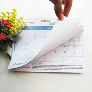 custom printed mouse pad with calendar and planner