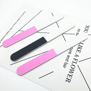 Custom Printed Rectangle Stitching color Abrasive Nail File
