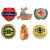 Import Custom Printed Wholesale Metal Magnetic Button Badge from China