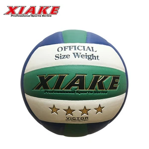 Custom Professional Soft Leather Official Standard Match Training Volleyball Ball
