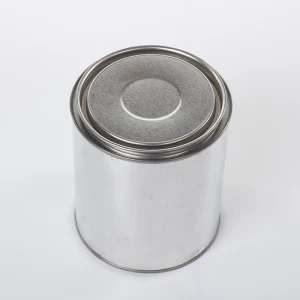 Custom Screw Cap Tea Round Metal Tin Can for Food