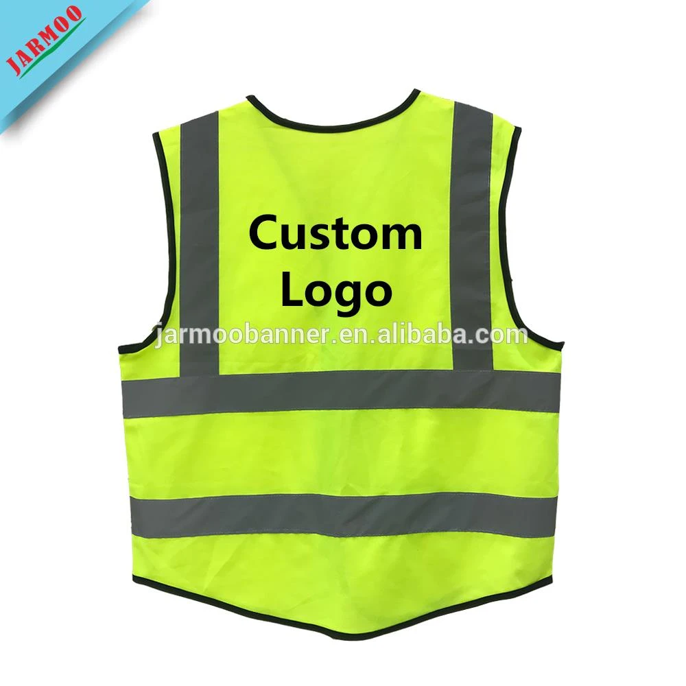 Customize Logo High Visibility Safety Vest Reflective Safety Vest For Advertising