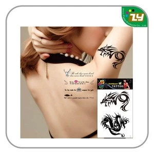 Customized design DIY body art temporary tattoos sticker
