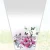 Import Customized Printed clear  Plastic Trapezoidal Flower bouquet sleeve  with the block and air hole from China