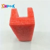 Customized shape red color polyethylene foam corner / edge protector wall foam protection