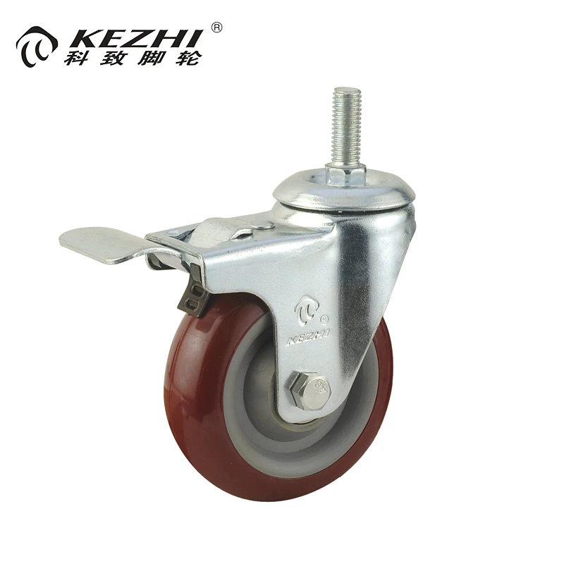 Customized supplier Cheap Stem Furniture 5 inch Casters Wheel With Brakes