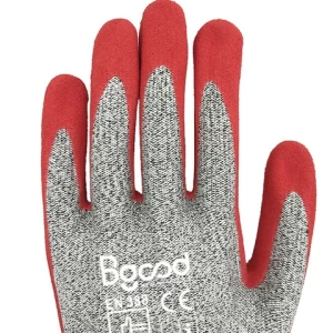 Cut Resistant Gloves sandy nitrile Coated EN388 Abrasion Resistant firm grip level 5 HPPE anti cut gloves