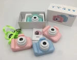 Cute Cartoon Kids Instant Camera Children Fun Gift Digital Camera Built-In Games 2.0 Inch X2 Kids Photo Camera