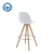Import DC-6072YB Topwell Hot Sale PP Plastic Chair High Bar Chair Wooden Leg Chair from China