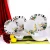 decal printing opal glassware bowl and dish 24pcs opal glass dinnerware set