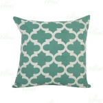 Decor Home Square Decorative Printed Throw Pillow Case