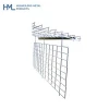 Decorative metal wire mesh stand shelf dividers for deck