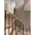 Import Decorative stair post titanium gold crystal acrylic pillar stainless steel crystal glass stair pillar from China