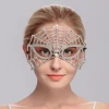 Deluxe Spider Queen Mask for christmas Hallowmas Party Phantom White Metal Masquerade Swan Bridal Mask