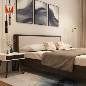 Design wooden apartment furniture modern hotel bedroom sets