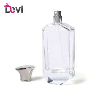Devi new design  hot selling perfume bottle with high quality special unique Zamac / Zinc alloy cap