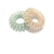 Import Dianer  Fashion Elastic circle Hair Tie Telephone Cord Hair Tie with small Beads Inside and two-color phone coil hair ring from China