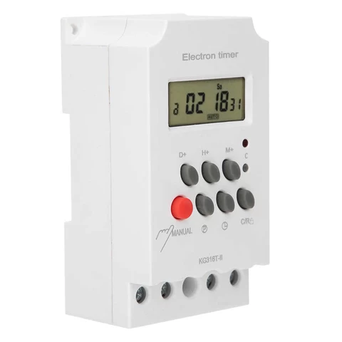 Digital Programmable Electronic Timer Switch Digital Timer Controller KG316T-II