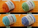 Dimuni blended knitting 50g organic baby mercerized combed yarn crochet 100% cotton yarn