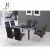 Import dining room furniture glass 8 seater white dining table from China