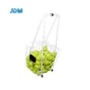 Direct selling durable metal wire trolley tennis ball pick up basket with wheels and handle cart