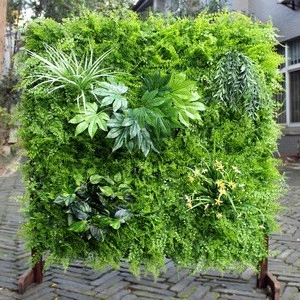 DIY artificial flowers artificial green plant wall boxwood green plants vertical garden wall for decoration