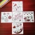 Import DIY Christmas Stencil Craft  painting stencil sets Merry Christmas from China